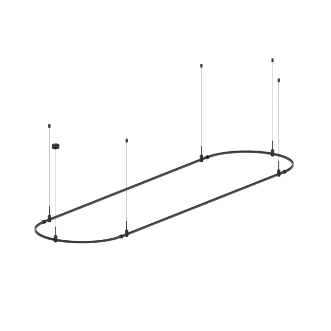 Основание ART-APRIORI-OVAL-HANG-4000x1000 (BK), Arlight, 048510, изображение 2