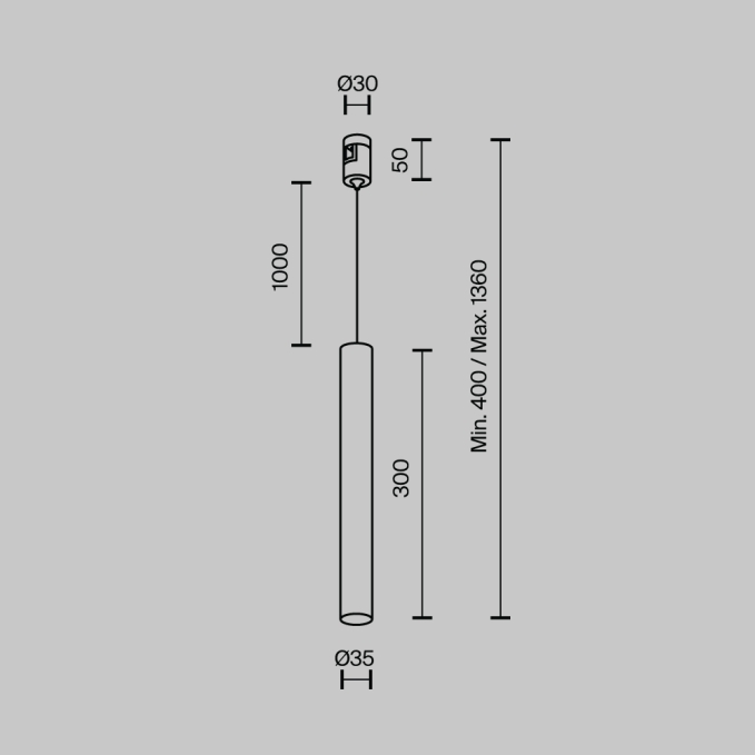 Трековый подвесой светильник Фокус / Focus Led Flarity 3000K 5Вт 30°, TR155-1-5W3K-PT, изображение 8