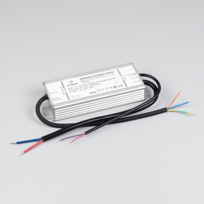 Блок питания ARPV-UH12150-PFC-0-10V (12V, 12.5A, 150W), Arlight, 025747, изображение 2