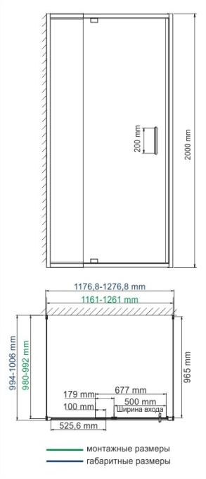 Душевой уголок WasserKRAFT Berkel 48P26