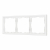 Рамка пластиковая FRM-NOBE-SFPL-3-WH, Arlight, 054219