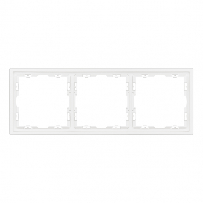 Рамка пластиковая FRM-NOBE-SFPL-3-WH, Arlight, 054219, изображение 3 Рамка пластиковая FRM-NOBE-SFPL-3-WH, Arlight, 054219, изображение 3