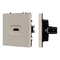 Механизм HDMI розетки SCT-NOBE-MHD1-SFPL-CA, Arlight, 061842 Механизм HDMI розетки SCT-NOBE-MHD1-SFPL-CA, Arlight, 061842