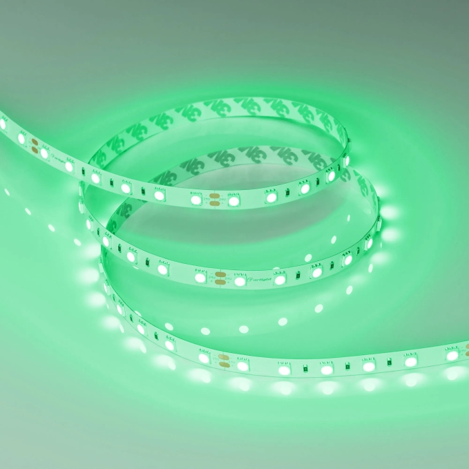 Светодиодная лента RT-B60-10mm 24V Green (14.4 W/m, IP20, 5060, 5m), Arlight, 008818(2), изображение 2