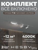 Комплект трековый Skylite №5, Hesby Lighting, HSBL_kompl_S005_VI1W4K Комплект трековый Skylite №5, Hesby Lighting, HSBL_kompl_S005_VI1W4K