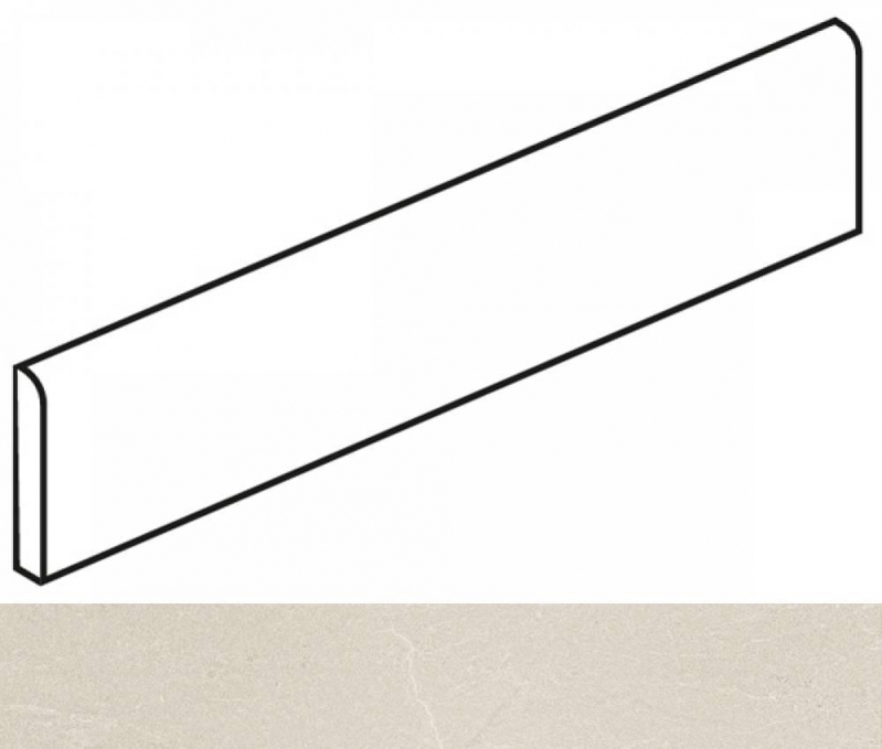 Плинтус Italon Planet Battiscopa White 7.2x60, 610130004669 Плинтус Italon Planet Battiscopa White 7.2x60, 610130004669