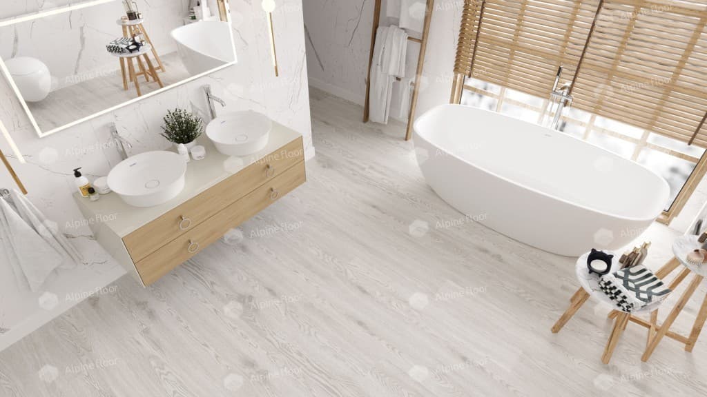 Кварцвиниловая плитка Alpine Floor Easy Line Дуб Арктик, ЕСО 3-1 Кварцвиниловая плитка Alpine Floor Easy Line Дуб Арктик, ЕСО 3-1