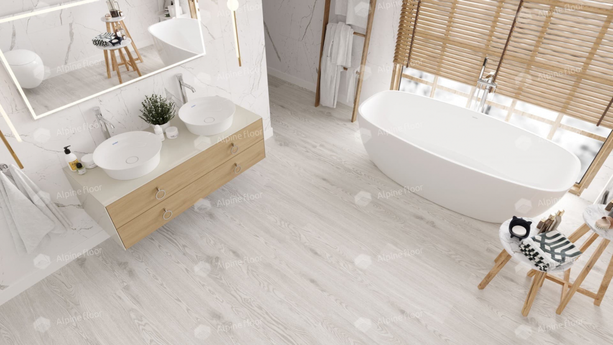 Кварцвиниловая плитка Alpine Floor Easy Line Дуб Арктик, ЕСО 3-1 Кварцвиниловая плитка Alpine Floor Easy Line Дуб Арктик, ЕСО 3-1