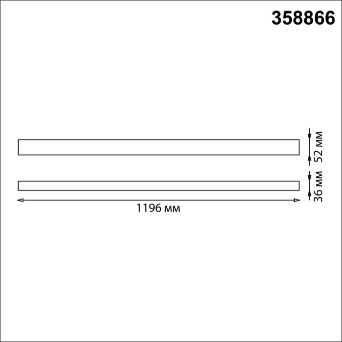 Светильник накладной/подвесной светодиодный (длина подвесов 1,2м) IP20 LED 4000K 40W 220V ITER OVER NT22 402 NOVOTECH 358866, схема товара Светильник накладной/подвесной светодиодный (длина подвесов 1,2м) IP20 LED 4000K 40W 220V ITER OVER NT22 402 NOVOTECH 358866, схема товара