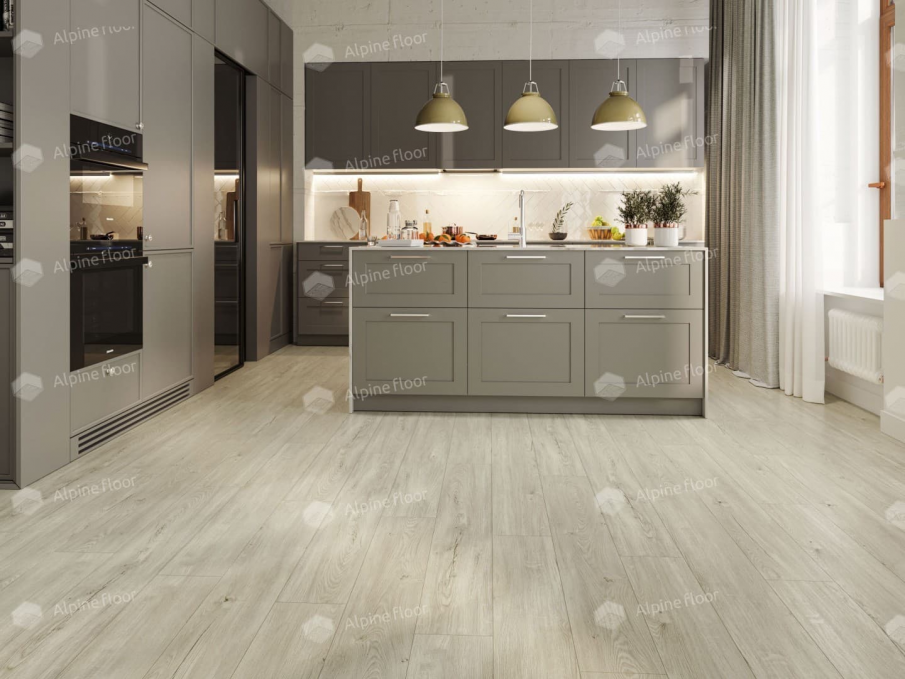 Кварцвиниловая плитка Alpine Floor Sequoia Снежная, ЕСО 6-8 LVT Кварцвиниловая плитка Alpine Floor Sequoia Снежная, ЕСО 6-8 LVT