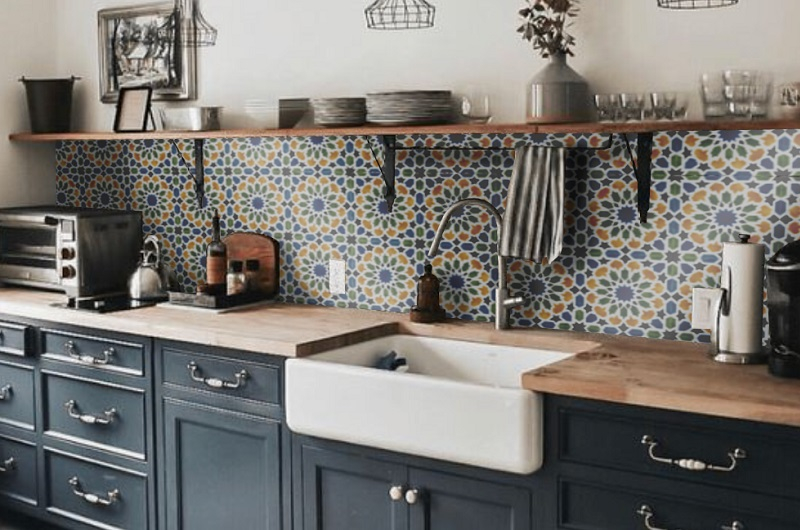 Керамогранит NiceKer Tanger Blue 45.2x45.2 Керамогранит NiceKer Tanger Blue 45.2x45.2