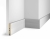 Плинтус Cosca Decor AP08 под покраску, 100x16x2400 мм, МДФ