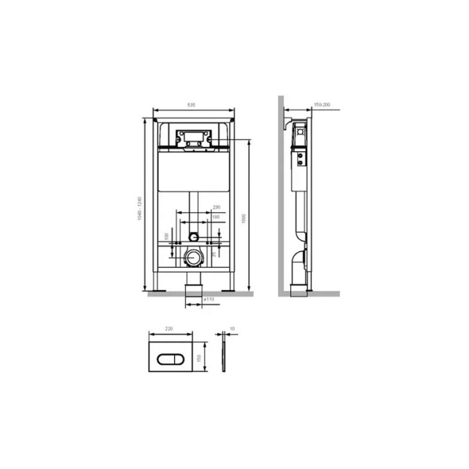 Инсталляция Damixa Prime DX00.I013.0231