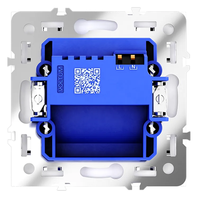 Подсветка светодиодная встраиваемая VOLTUM S70, (белый глянцевый), Voltum, VLS070601