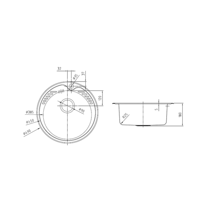 Мойка Iddis Suno SUN49S0i77 Мойка Iddis Suno SUN49S0i77