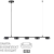 Подвесной светильник LED GX53 5*7W 220V TORINA COMFI LN26 236 LUMION 8117/5