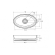 Накладная раковина Riho Oval 60 см W025001105 белая Накладная раковина Riho Oval 60 см W025001105 белая