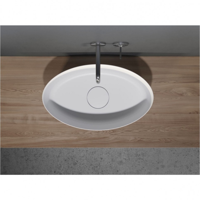 Накладная раковина Riho Oval 60 см W025001105 белая Накладная раковина Riho Oval 60 см W025001105 белая