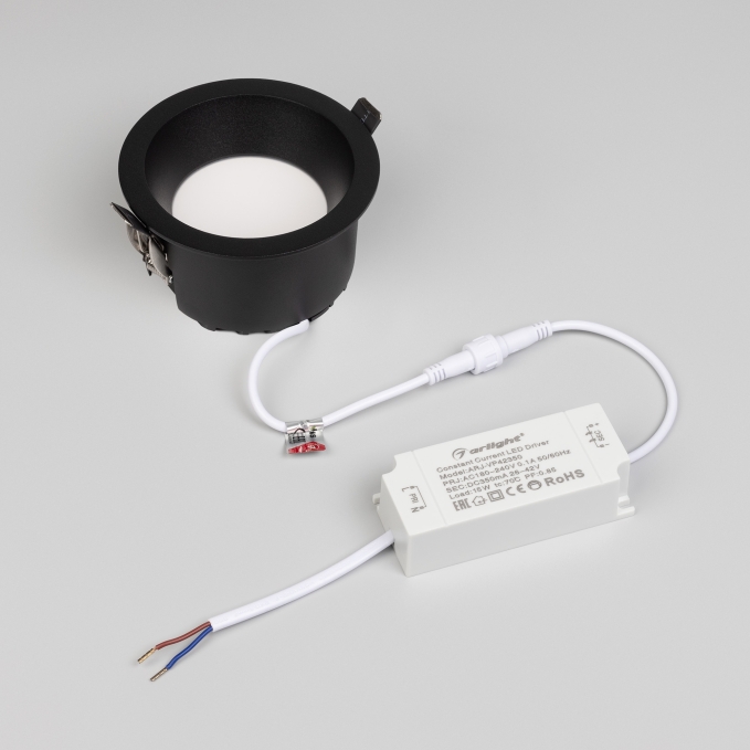 Светильник MS-DROP-BUILT-R105-14W Warm3000 (BK, 85 deg, 230V), Arlight, 041495 Светильник MS-DROP-BUILT-R105-14W Warm3000 (BK, 85 deg, 230V), Arlight, 041495