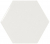 Настенная плитка Equipe Scale Hexagon White 10.7x12.4, 21911