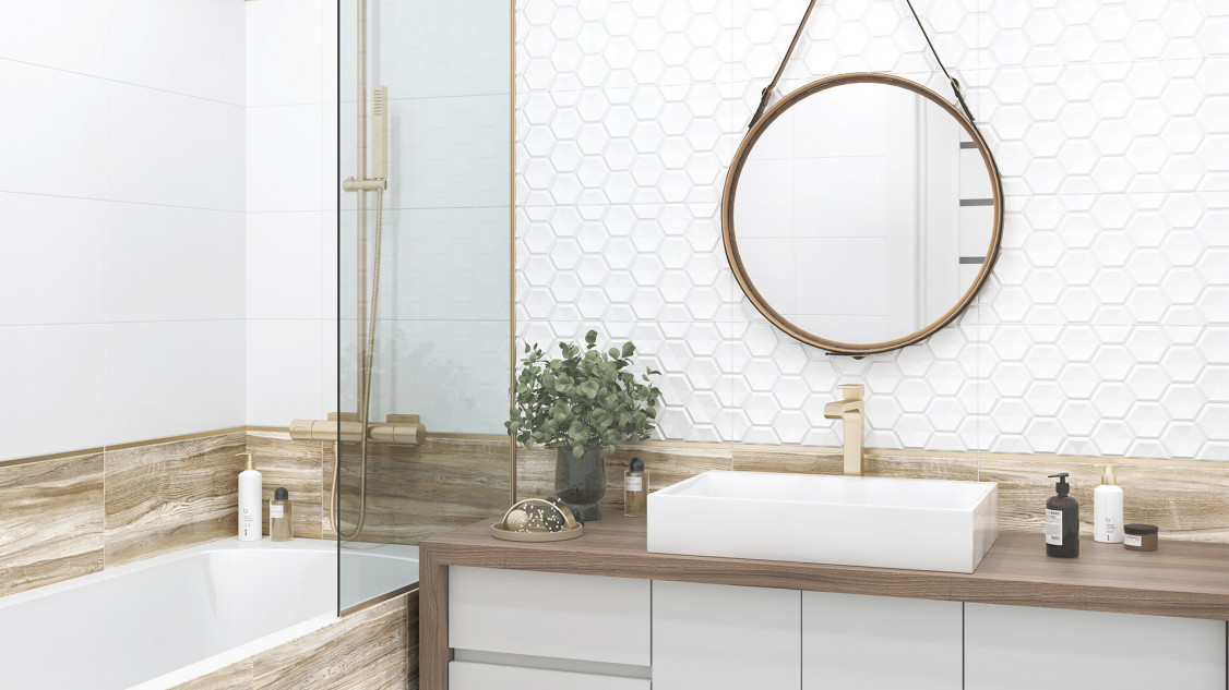 Настенная плитка Alma Ceramica Bilbao 24.9x50, TWU09BLB024 Настенная плитка Alma Ceramica Bilbao 24.9x50, TWU09BLB024