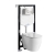 Система инсталляции с унитазом WasserKRAFT Aller 10TLT.010.ME.BN02.H002