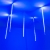 Светодиодная гирлянда ARD-ICEFALL-CLASSIC-D12-500-5PCS-CLEAR-72LED-LIVE BLUE (230V, 6W), Arlight, 026047