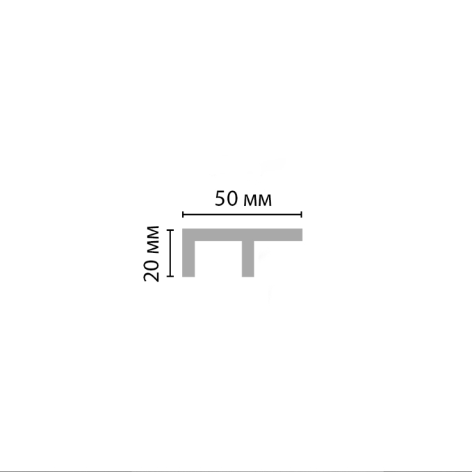 Молдинг Decomaster D508 ДМ(20x50x2000 мм Молдинг Decomaster D508 ДМ(20x50x2000 мм