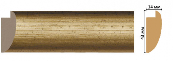 Багет Decomaster FM6-1, 43x14x2850 мм Багет Decomaster FM6-1, 43x14x2850 мм