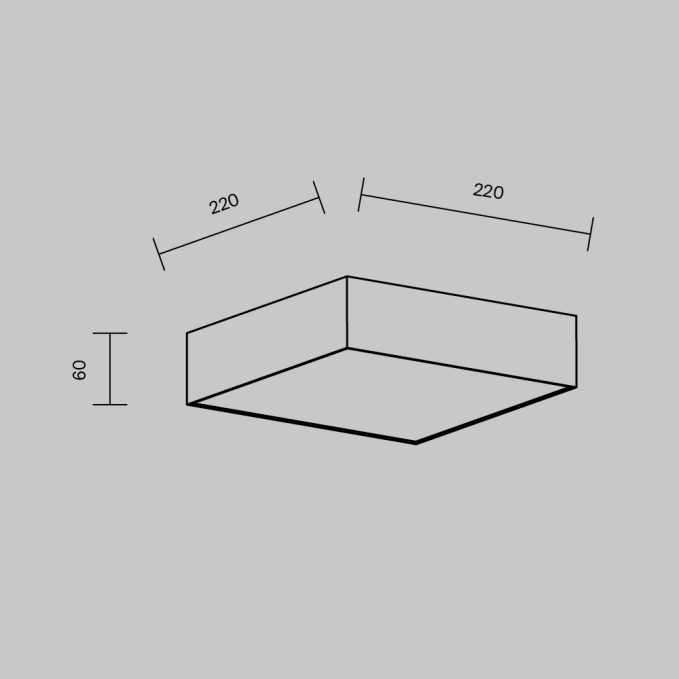 Потолочный светильник Зон / Zon 24 Вт 3000 К 120°, C032CL-24W3K-SQ-B, изображение 8 Потолочный светильник Зон / Zon 24 Вт 3000 К 120°, C032CL-24W3K-SQ-B, изображение 8
