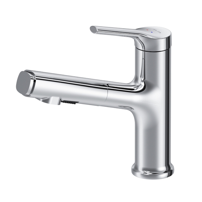 Смеситель для раковины (умывальника) AM.PM X-Joy S F85B02900 с выдвижным изливом, хром Смеситель для раковины (умывальника) AM.PM X-Joy S F85B02900 с выдвижным изливом, хром