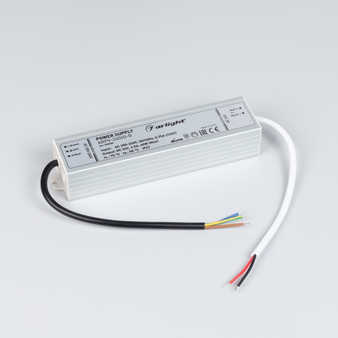 Блок питания ARPV-24060-B (24V, 2.5A, 60W), Arlight, 020005, изображение 3 Блок питания ARPV-24060-B (24V, 2.5A, 60W), Arlight, 020005, изображение 3