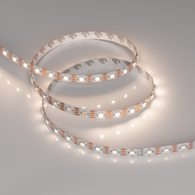 Светодиодная лента SPI-B60-10mm 12V Day4000-PX1-RAM (9.3 W/m, IP20, 5060, 5m), Arlight, 037828, изображение 1 Светодиодная лента SPI-B60-10mm 12V Day4000-PX1-RAM (9.3 W/m, IP20, 5060, 5m), Arlight, 037828, изображение 1