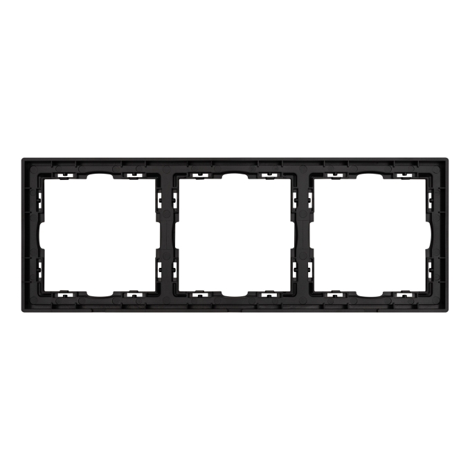 Рамка пластиковая FRM-NOBE-SFPL-3-BK, Arlight, 054220, изображение 2