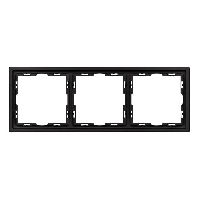 Рамка пластиковая FRM-NOBE-SFPL-3-BK, Arlight, 054220, изображение 3