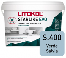 Затирка эпоксидная Litokol Starlike Evo S.400 Verde Salvia, 5 кг
