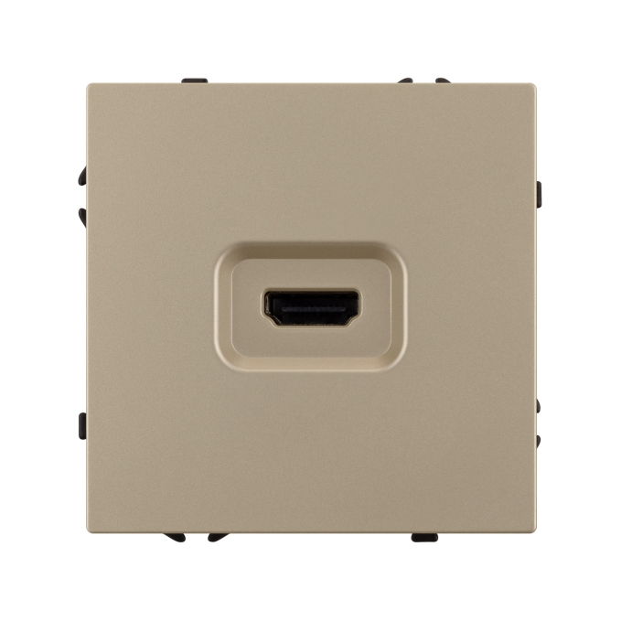 Механизм HDMI розетки SCT-NOBE-MHD1-SFPL-GD, Arlight, 061843, изображение 4 Механизм HDMI розетки SCT-NOBE-MHD1-SFPL-GD, Arlight, 061843, изображение 4