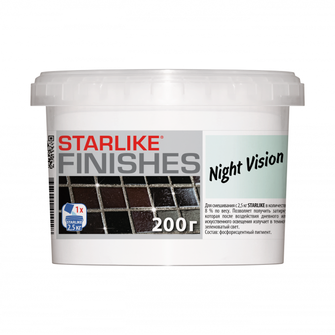 Добавка декоративная для затирки Litokol Starlike Finishes Night Vision, 200 г Добавка декоративная для затирки Litokol Starlike Finishes Night Vision, 200 г