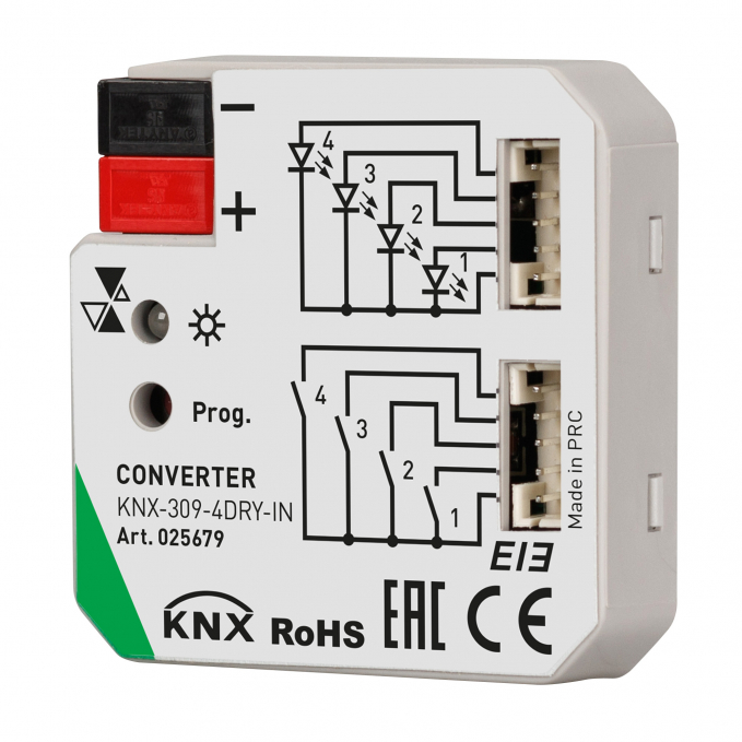 INTELLIGENT ARLIGHT Конвертер KNX-309-4DRY-IN (BUS), Arlight, 025679, изображение 1 INTELLIGENT ARLIGHT Конвертер KNX-309-4DRY-IN (BUS), Arlight, 025679, изображение 1