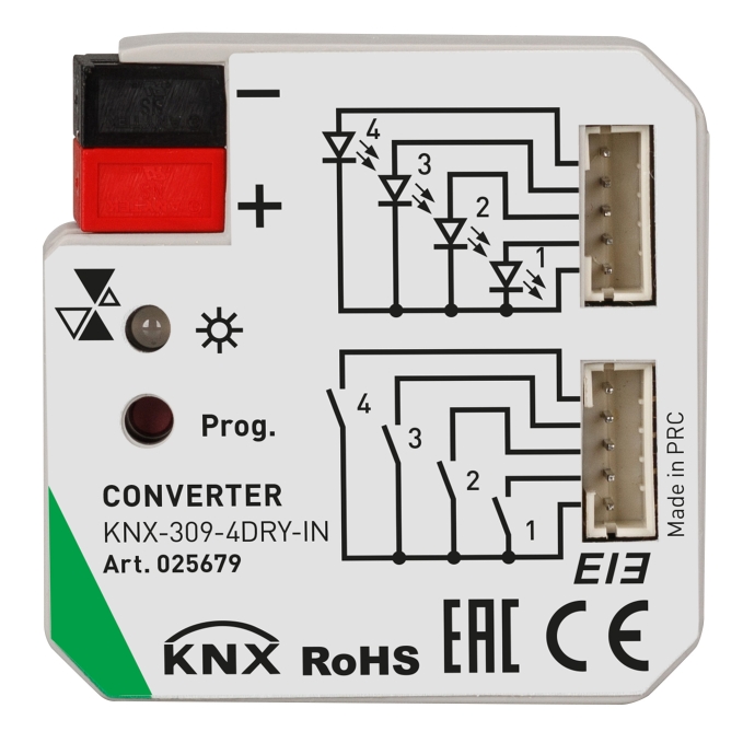 INTELLIGENT ARLIGHT Конвертер KNX-309-4DRY-IN (BUS), Arlight, 025679, изображение 2 INTELLIGENT ARLIGHT Конвертер KNX-309-4DRY-IN (BUS), Arlight, 025679, изображение 2