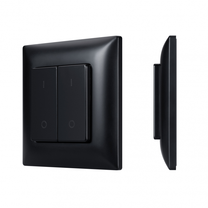 INTELLIGENT ARLIGHT Кнопочная панель SMART-RF-801-22-2G-DIM-SUF Black (3V, 2.4G), Arlight, 050446, изображение 1 INTELLIGENT ARLIGHT Кнопочная панель SMART-RF-801-22-2G-DIM-SUF Black (3V, 2.4G), Arlight, 050446, изображение 1