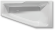 Ванна акриловая Riho Rething Space 170x90 L B114001005 угловая