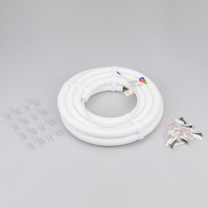 Светодиодная лента герметичная MOONLIGHT-TOP-F280-D25mm 24V RGB 360deg (14.4 W/m, IP65, 3535, 5m, wire x1), Arlight, 037563, изображение 3