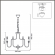 Люстра E14 8*40W 220V SUANA CLASSI LN26 075 LUMION 8317/8, схема товара Люстра E14 8*40W 220V SUANA CLASSI LN26 075 LUMION 8317/8, схема товара