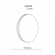 Светильник LED 76Вт 3000/4000/6000K D500 IP43 CCT RINGO PALE SN 216 СОНЕКС 7625/ELN, схема товара Светильник LED 76Вт 3000/4000/6000K D500 IP43 CCT RINGO PALE SN 216 СОНЕКС 7625/ELN, схема товара