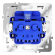 Розетка встраиваемая VOLTUM S70 с заземлением, защитными шторками и крышкой 16А, (белый глянцевый), Voltum, VLS040301 Розетка встраиваемая VOLTUM S70 с заземлением, защитными шторками и крышкой 16А, (белый глянцевый), Voltum, VLS040301