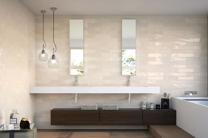 Настенная плитка Cifre Opal Ivory 7.5x30 (кабанчик) Настенная плитка Cifre Opal Ivory 7.5x30 (кабанчик)