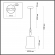 Подвес E27 1*60W HOMI CLASSIC ODL24 371 ODEON LIGHT 5040/1A, схема товара