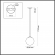 Подвес E27 1*60W 220V SUMMER SUSPENTIONI Подвес 409 LUMION 6510/1B, схема товара Подвес E27 1*60W 220V SUMMER SUSPENTIONI Подвес 409 LUMION 6510/1B, схема товара