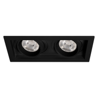 Светильник MS-VORTEX-BUILT-S210x117-2x20W Day4000 (BK-BK, 40 deg, 230V), Arlight, 058441